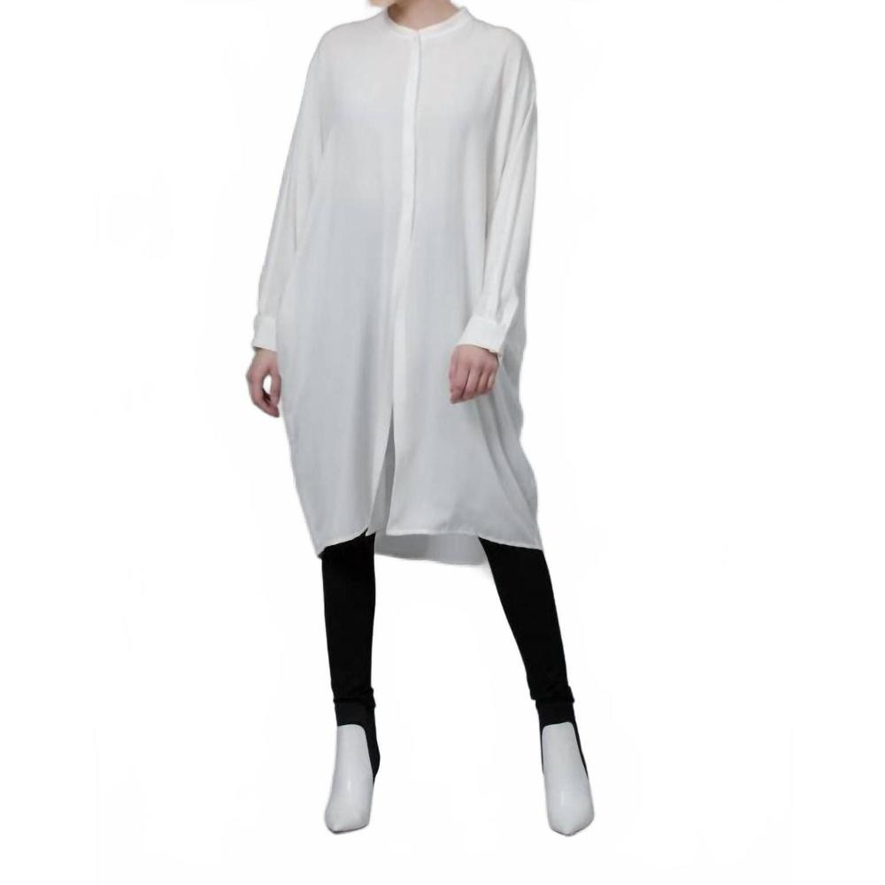 NEW LOTUS EATERS 21 the mate long shirt in white